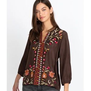 COPY - Johnny Was Rosalva Paris Effortless Blouse, size L NWT